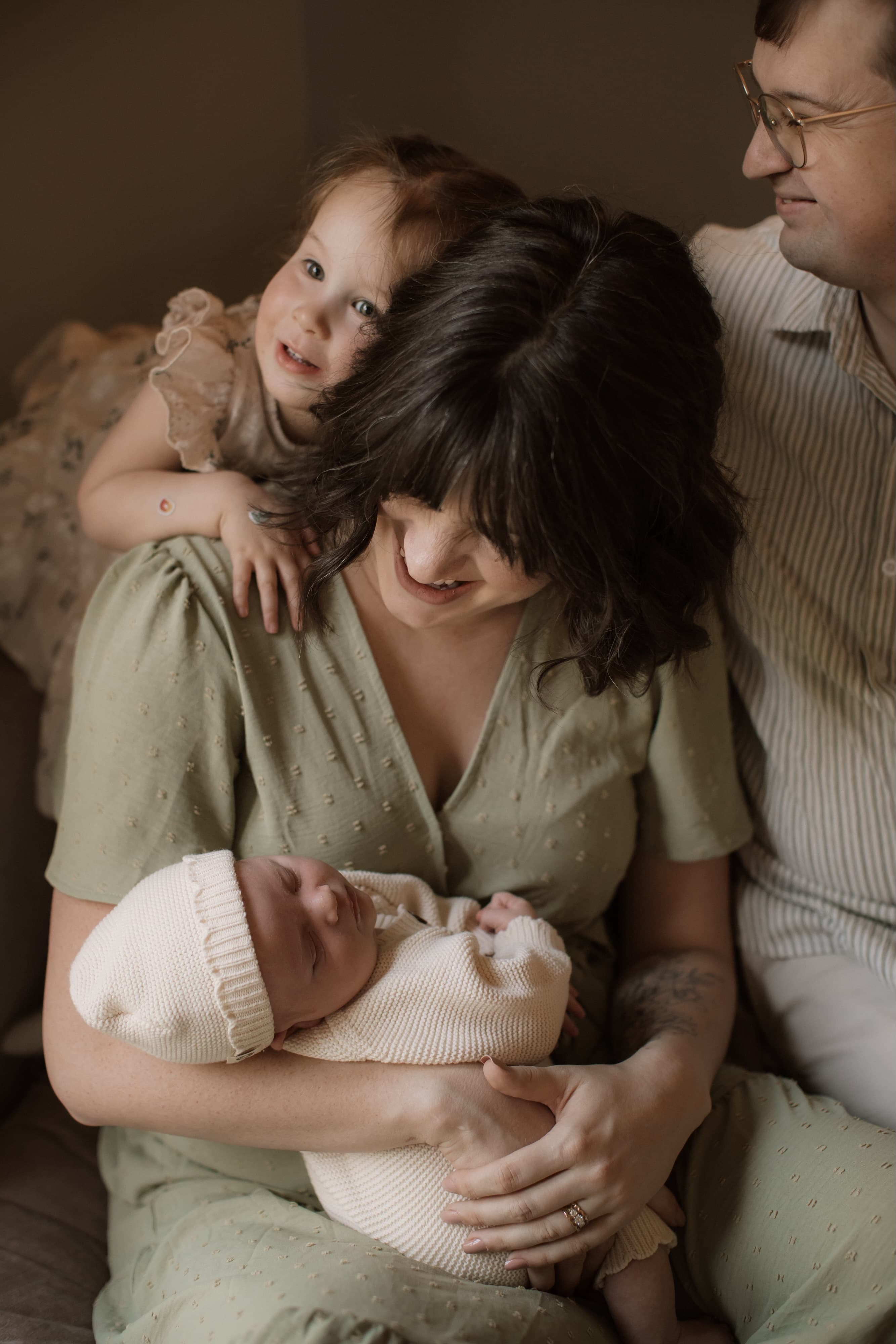 Molly with her family